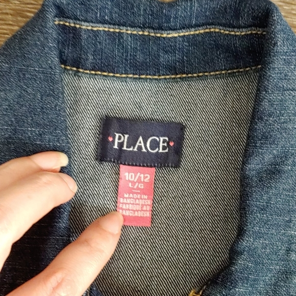 The Children's Place Jean Jacket Size 10/12 - Picture 2 of 9